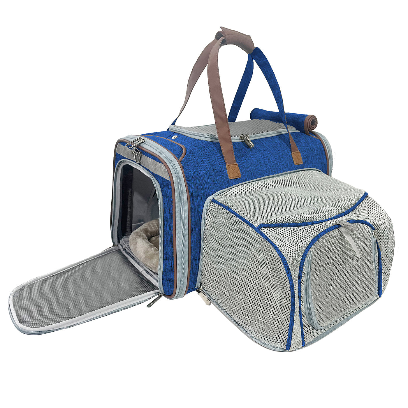 Mr. Peanuts Gold Series Big Apple XL Size Airline Compliant Expandable Pet Carrier