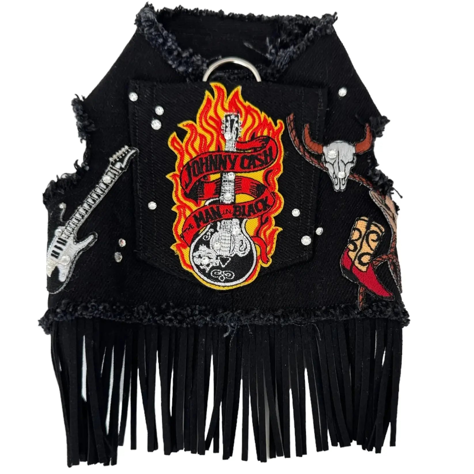 Denim Dog Jackets & Harnesses: Collection of Denim Apparel-Johnny Cash Harness