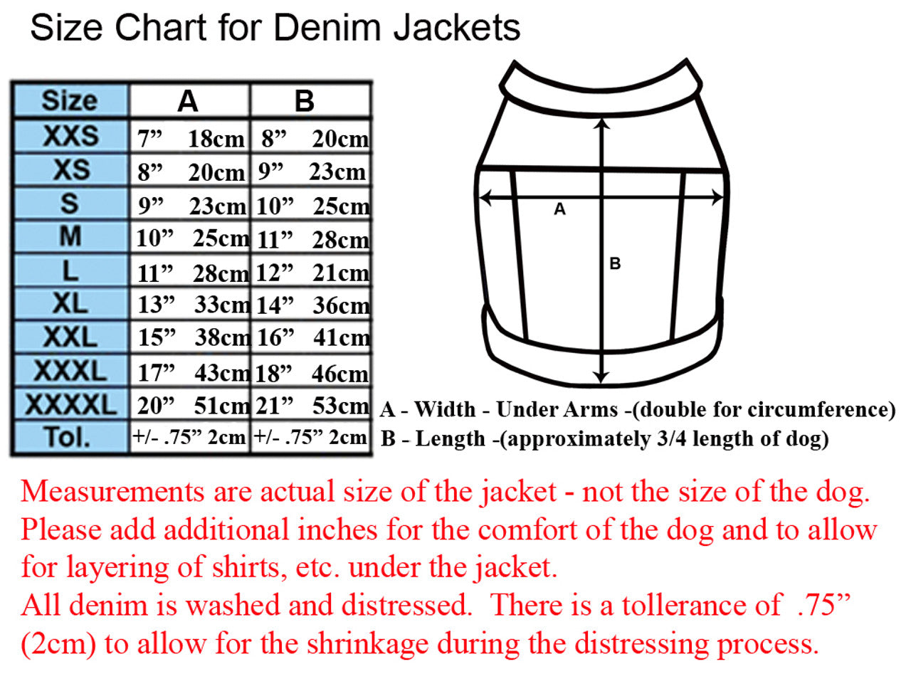 Mongrel Dawgs MC - Denim Jacket with Ruffles