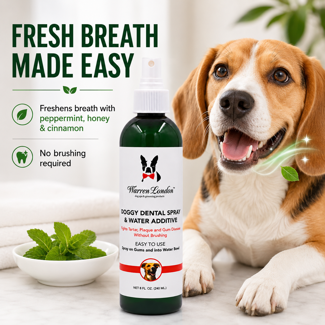 Doggy Dental Spray & Water Additive | HT Animal Supply
