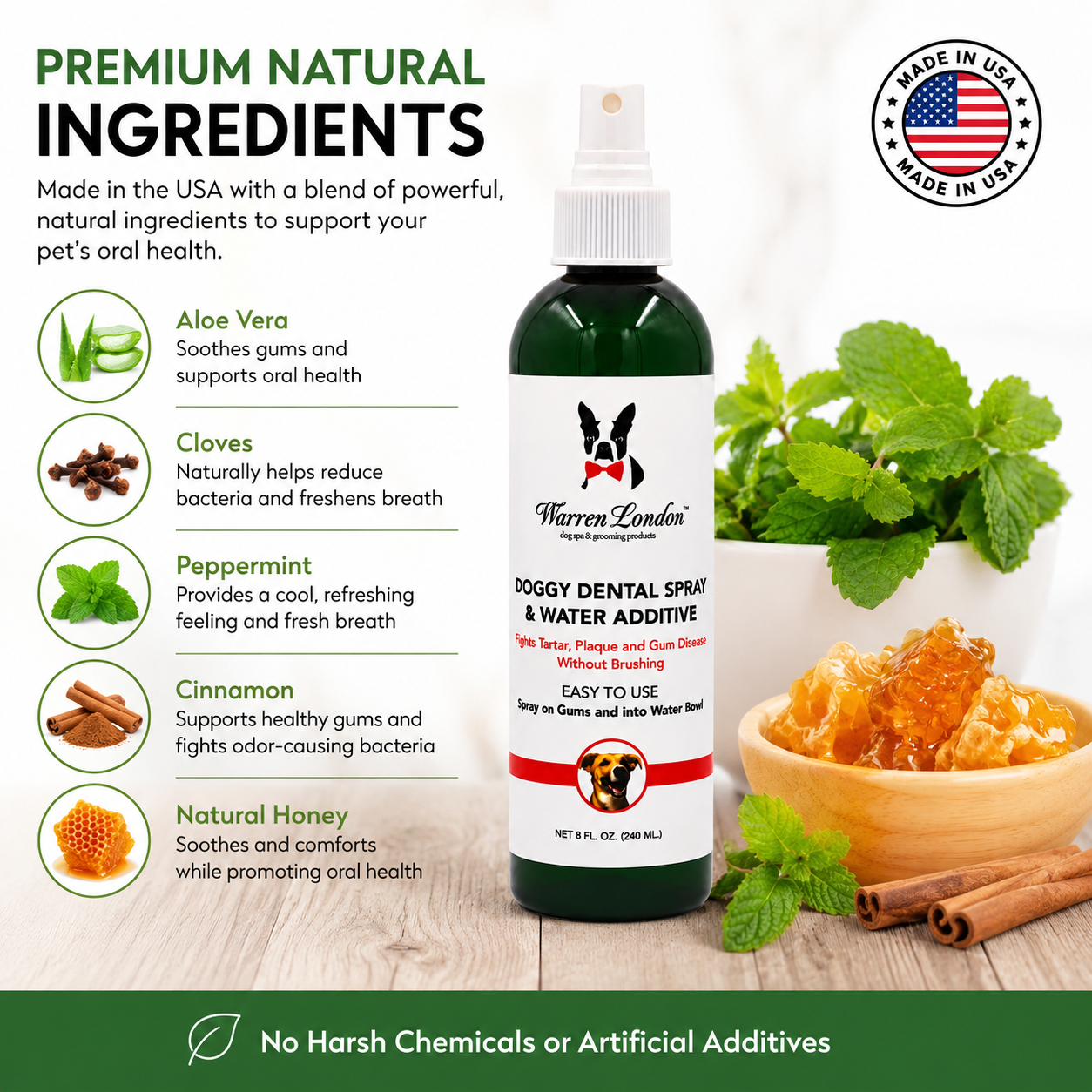 Doggy Dental Spray & Water Additive | HT Animal Supply