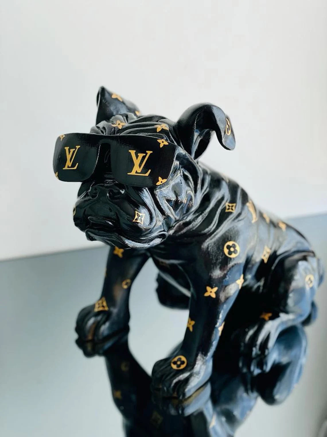 Designer Luxury Design Bulldog in Black