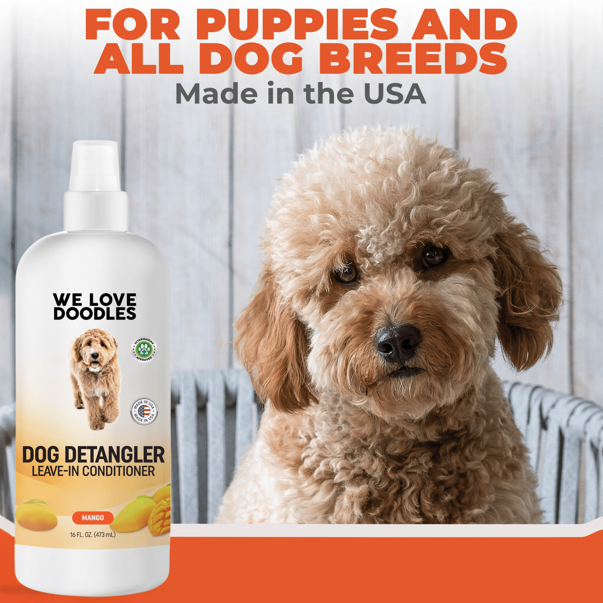 Dog Detangler Spray (Mango Scent)