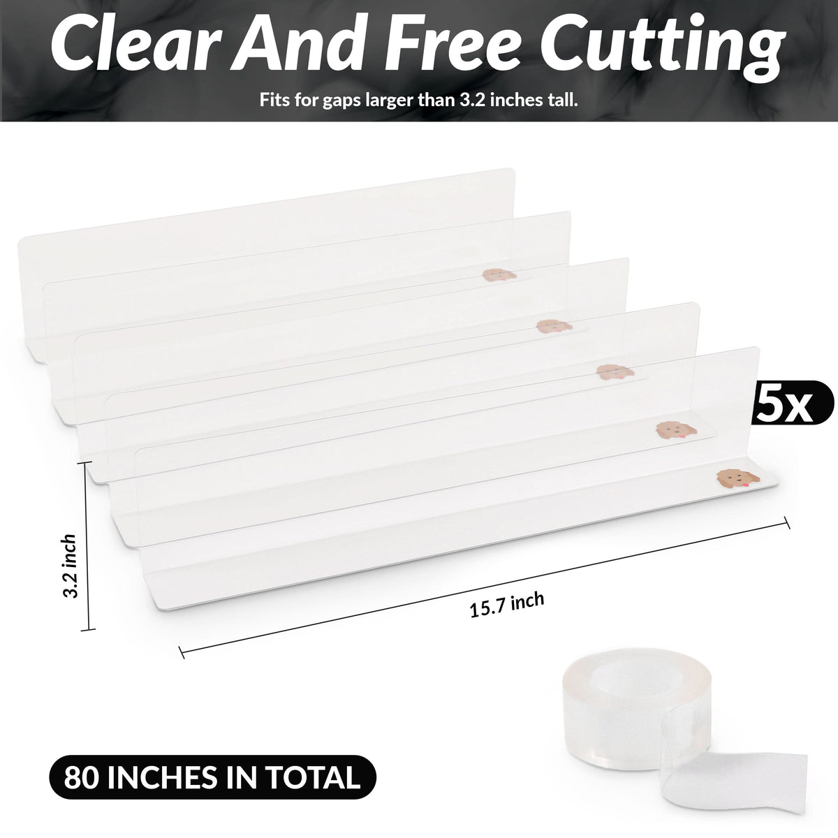 Under Couch / Bed Blocker (3.2 Inch Height)