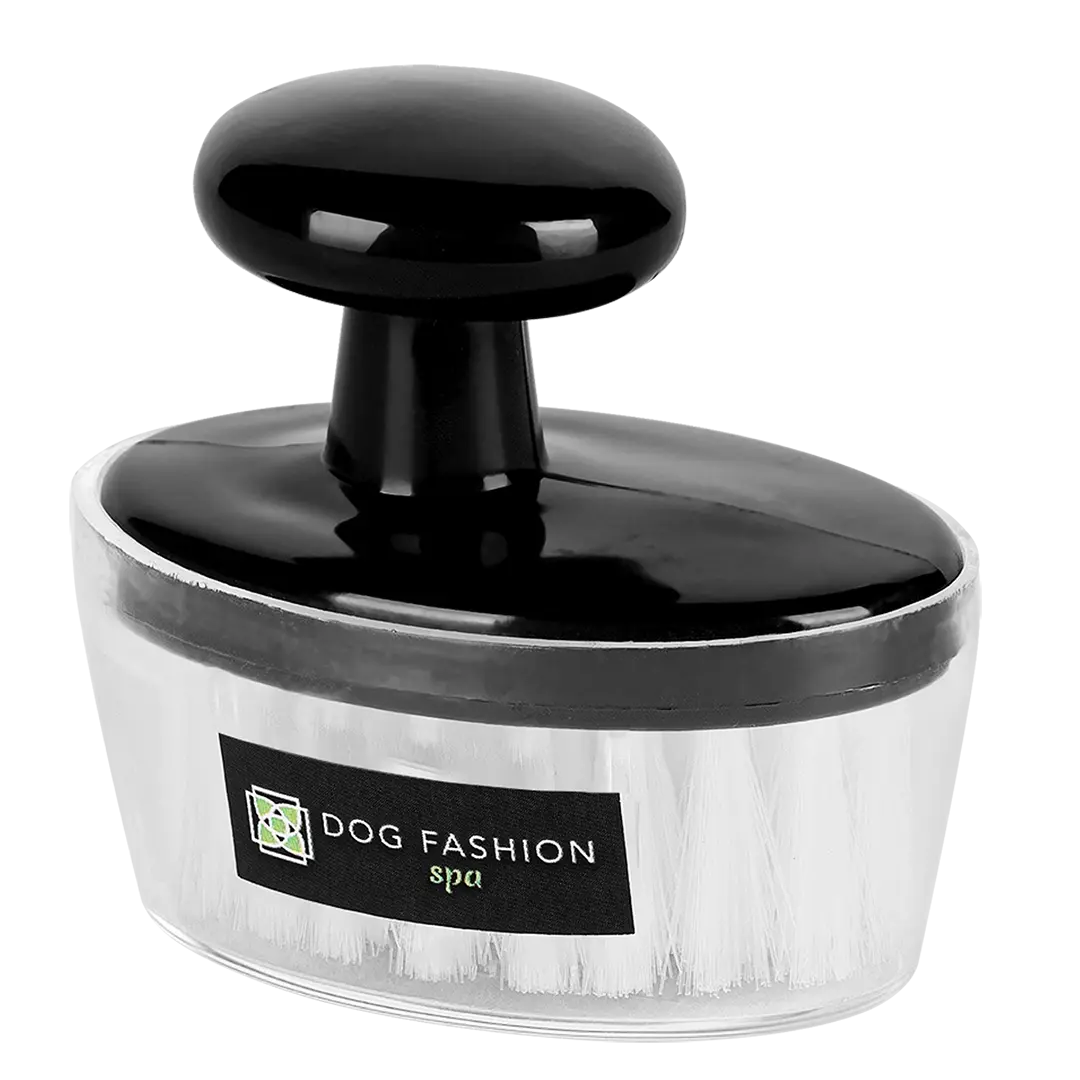 Dog Fashion Spa Black Face and Paw Brush