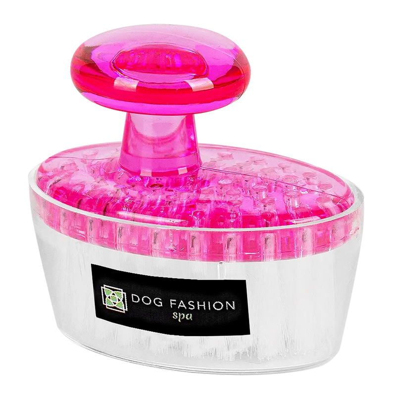 Pink Face and Paw Brush by Dog Fashion Spa