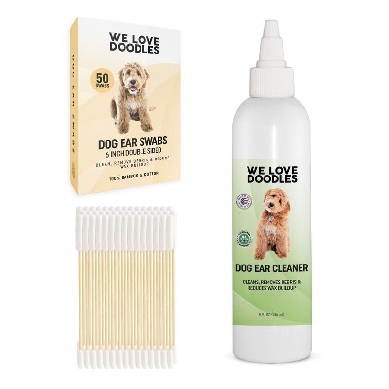 Dog Ear Wash & Swabs Cleaning Kit