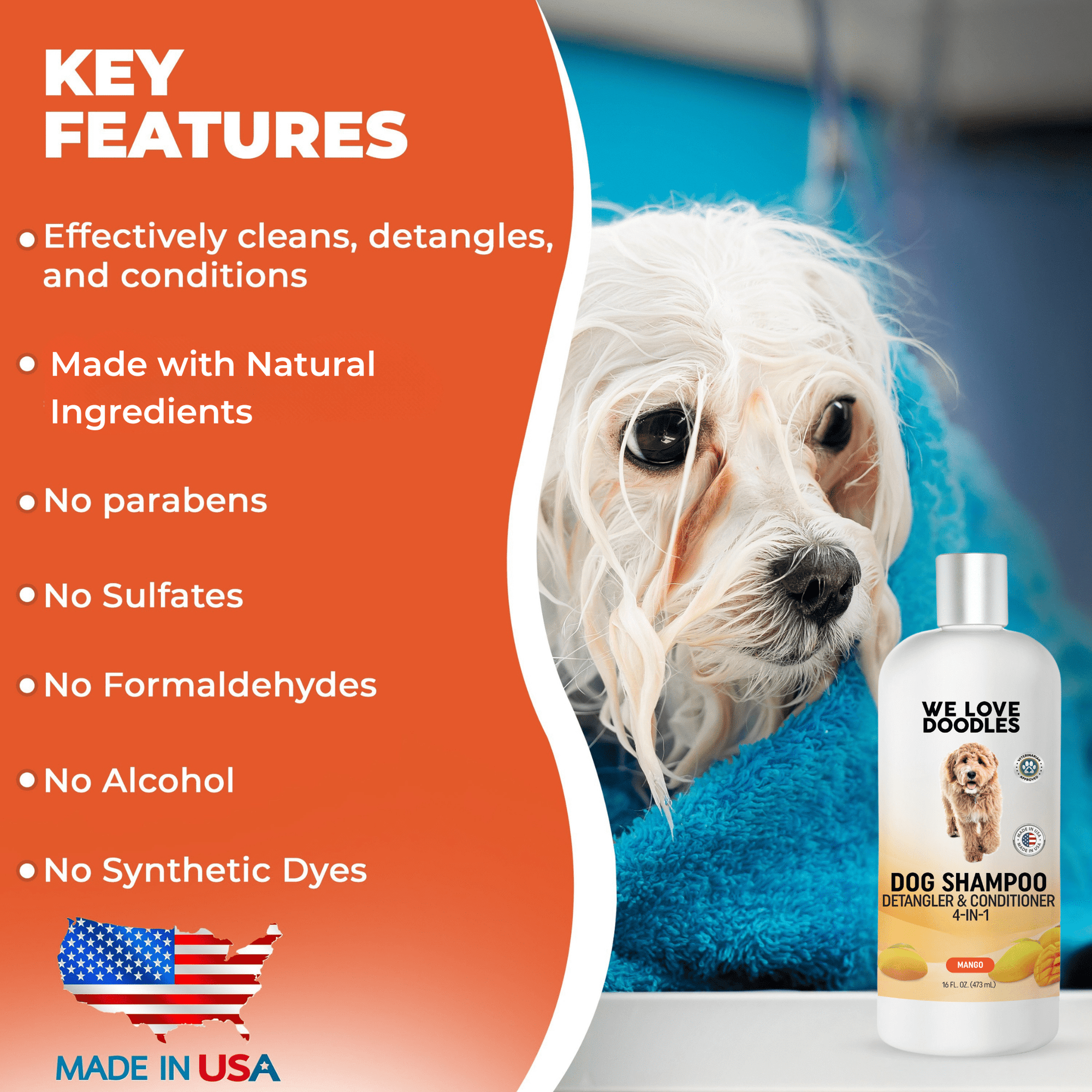 Dog Shampoo (Mango Scent)