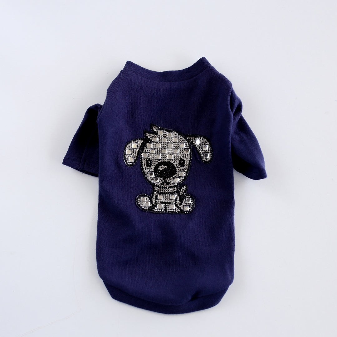 Hello Doggie Doggie Navy Dog Shirt