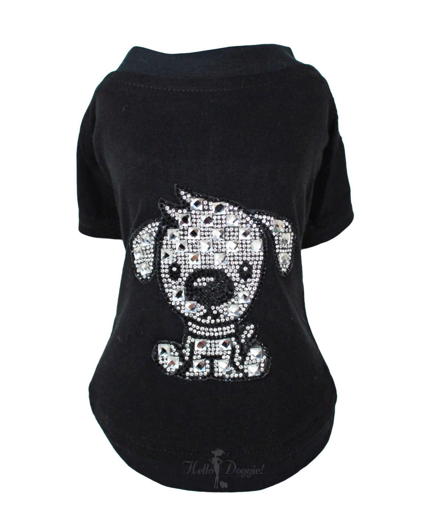 Hello Doggie Doggie Black Dog Shirt