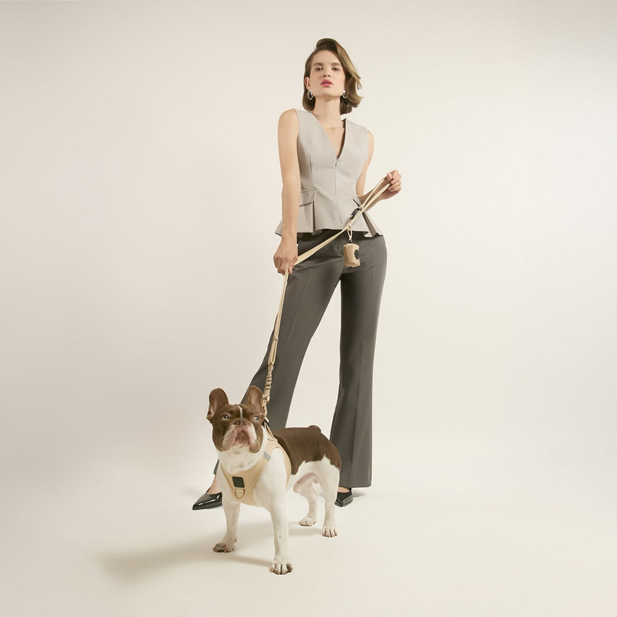 DOGISTRY 3-in-1 City Dog Leash - Dune