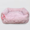 Hello Doggie Dolce Vita Dog Satin Handmade Handmade in the USA Bed