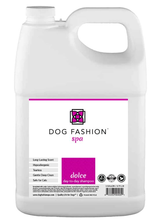 Dolce Day-to-Day Shampoo Gallon by Dog Fashion Spa