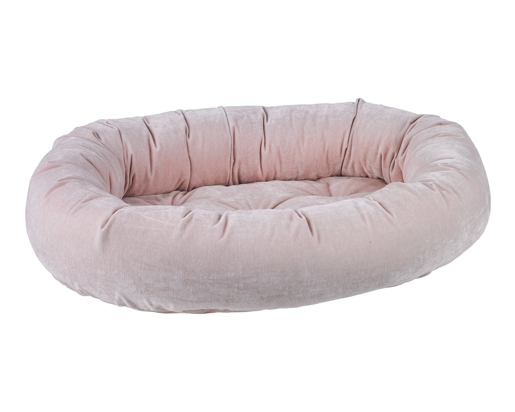 Bowsers Vintage Washed Calming Dog Bed Calming Donut Dog Bed - Plush Nesting Comfort for Secure Sleep