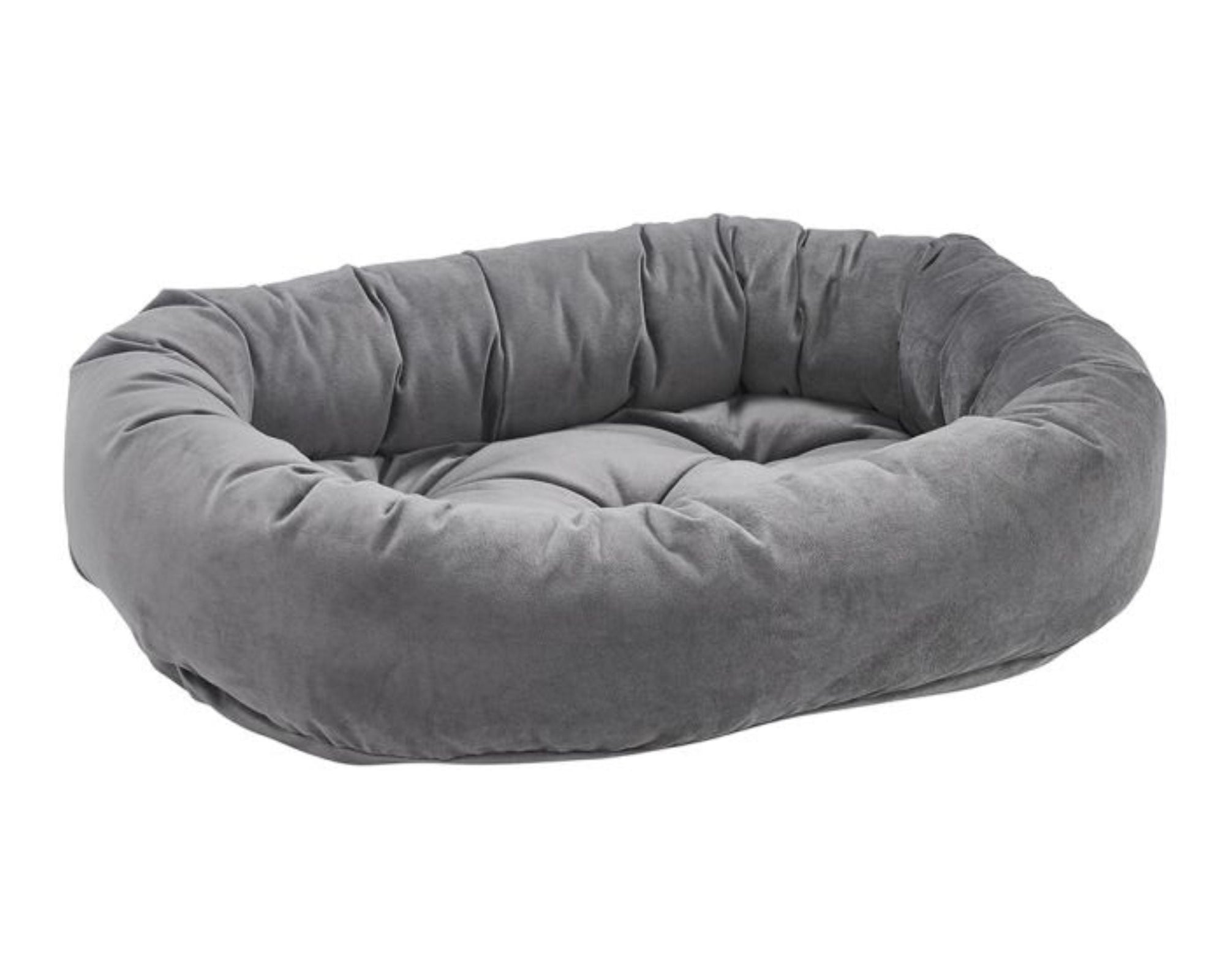 Bowsers Signature Solids Calming Dog Bed Calming Donut Dog Bed - Plush Nesting Comfort for Secure Sleep