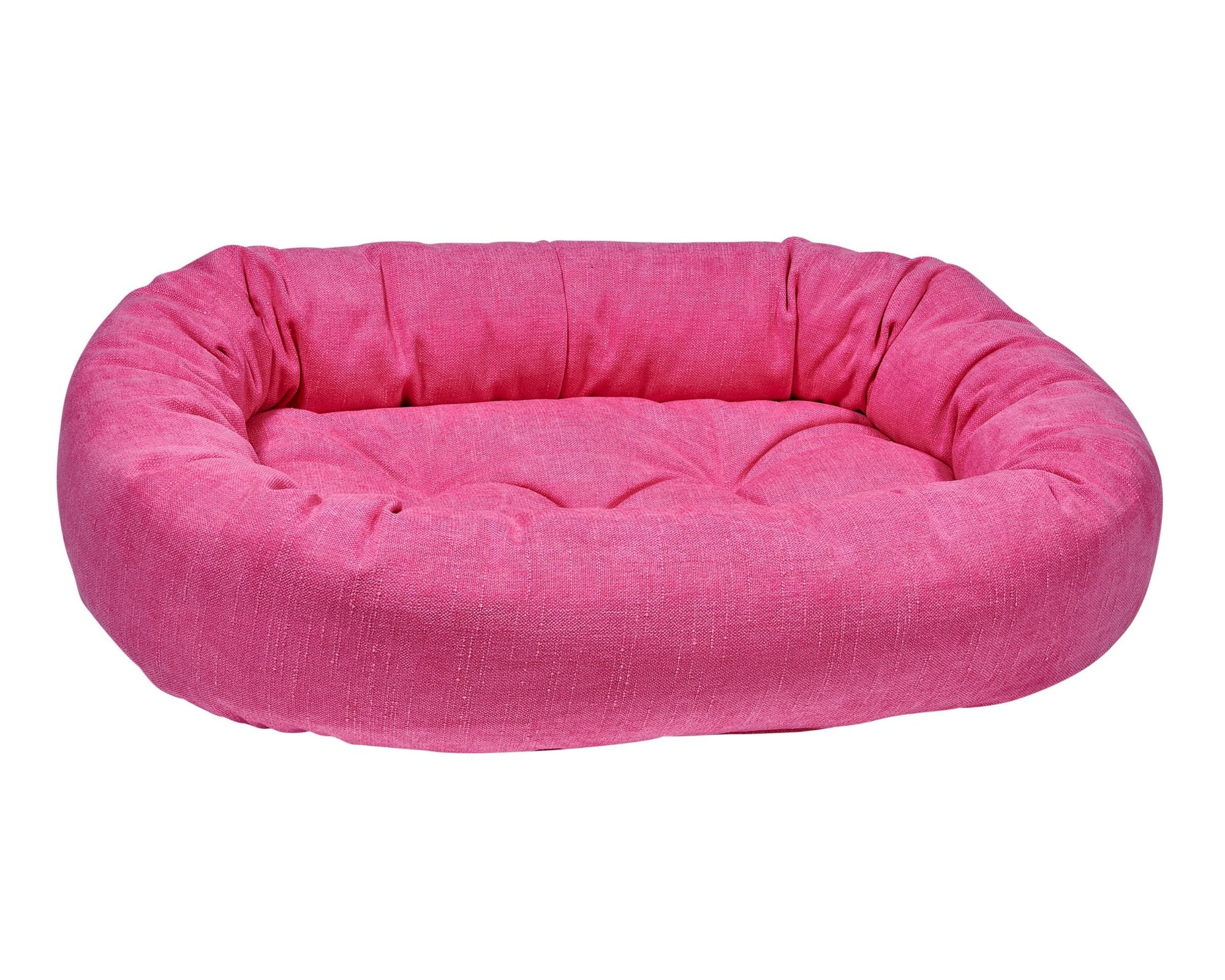 Bowsers Vintage Washed Calming Dog Bed Calming Donut Dog Bed - Plush Nesting Comfort for Secure Sleep