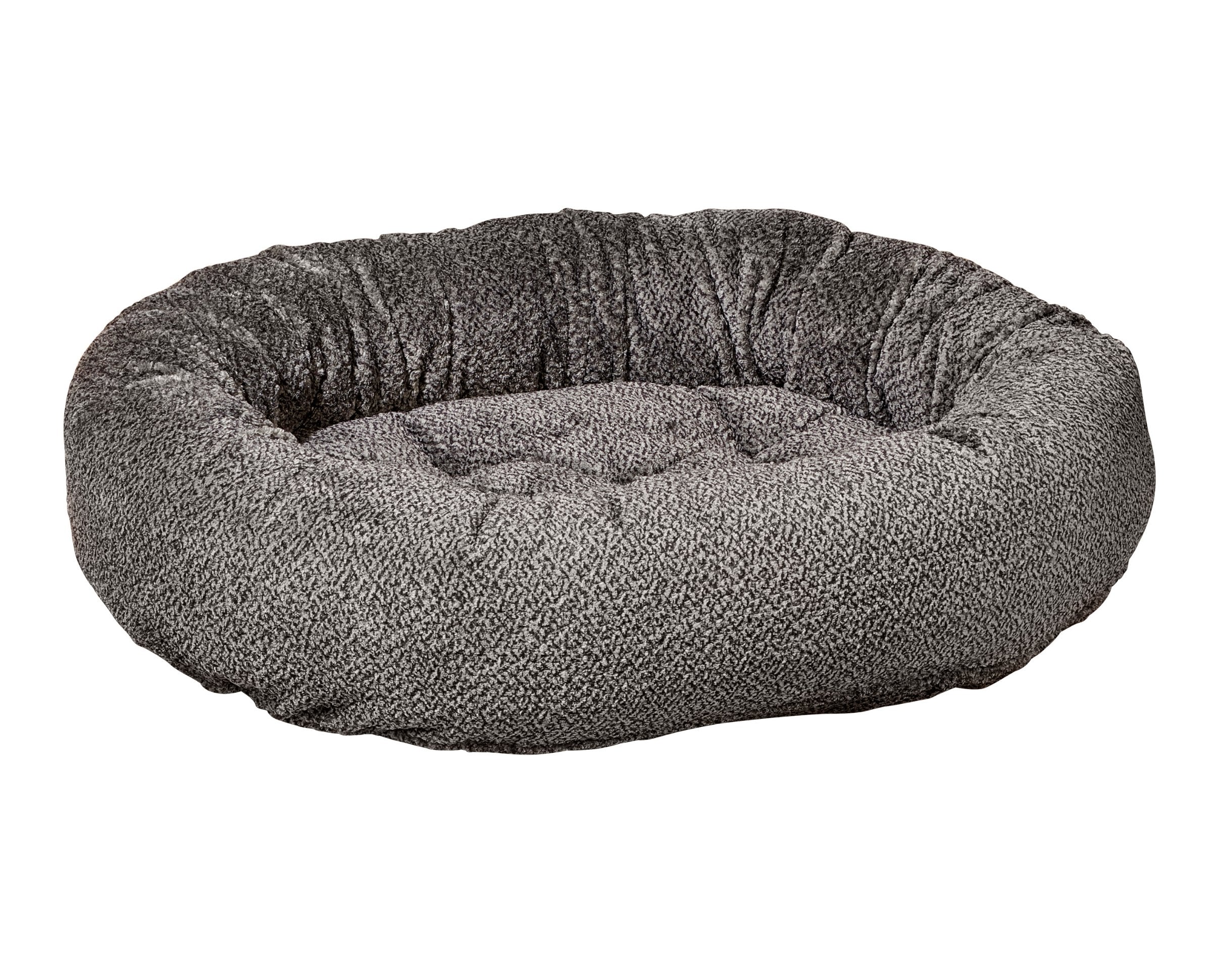 Bowsers Soft Textures Calming Donut Dog Bed – Premium Plush Round Bed