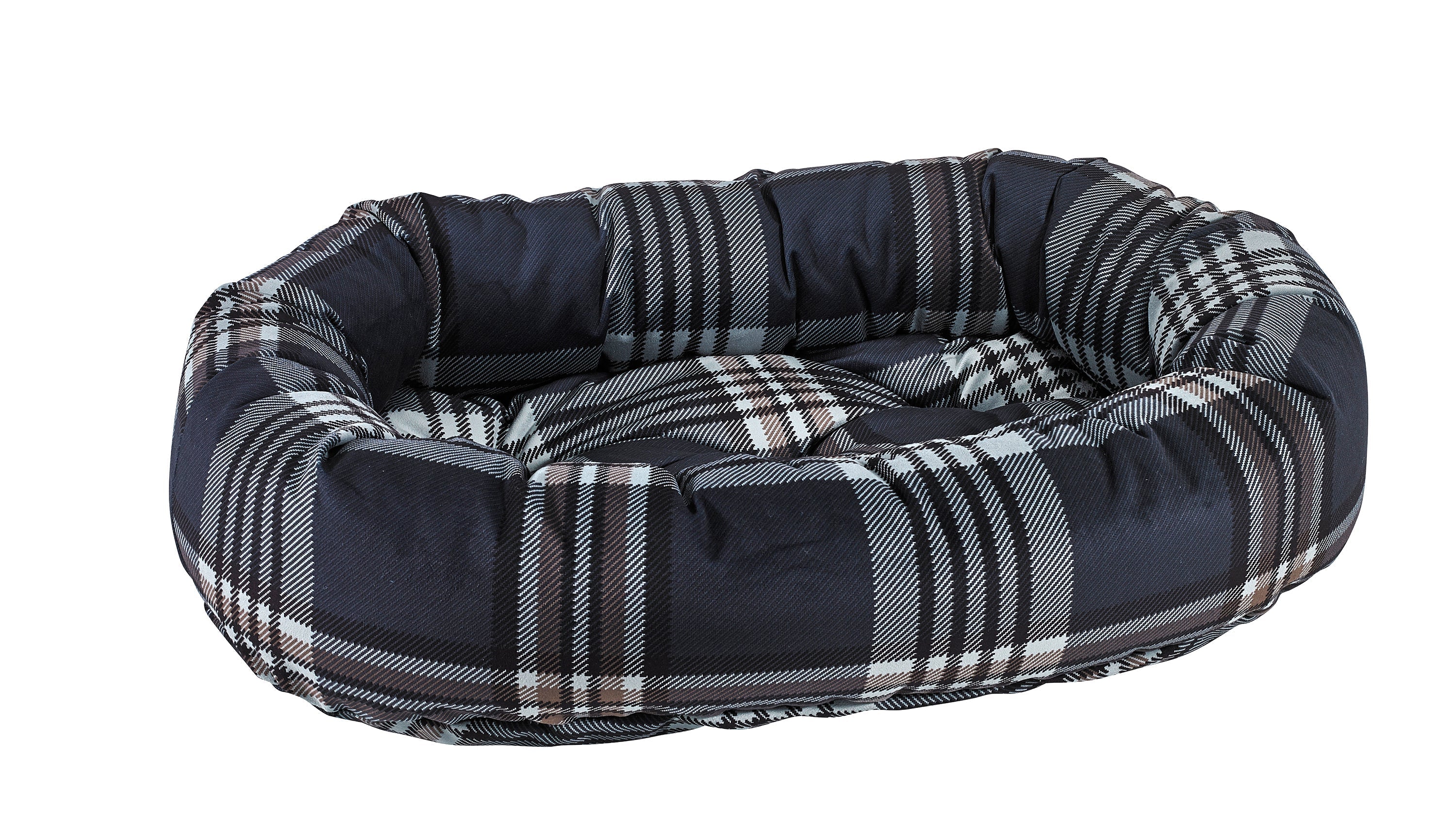 Donut Bed Greystone Tartan