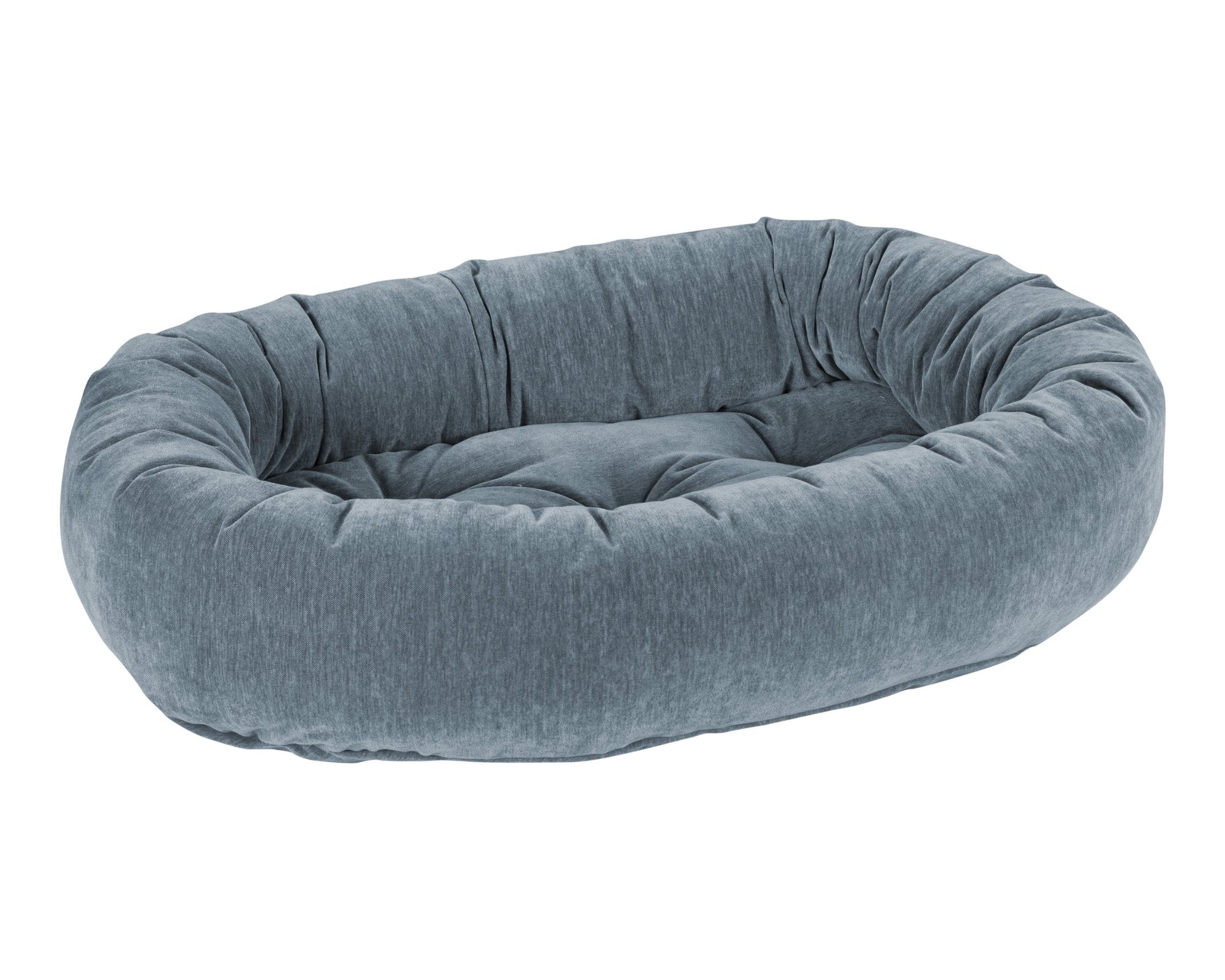Bowsers Vintage Washed Calming Dog Bed Calming Donut Dog Bed - Plush Nesting Comfort for Secure Sleep