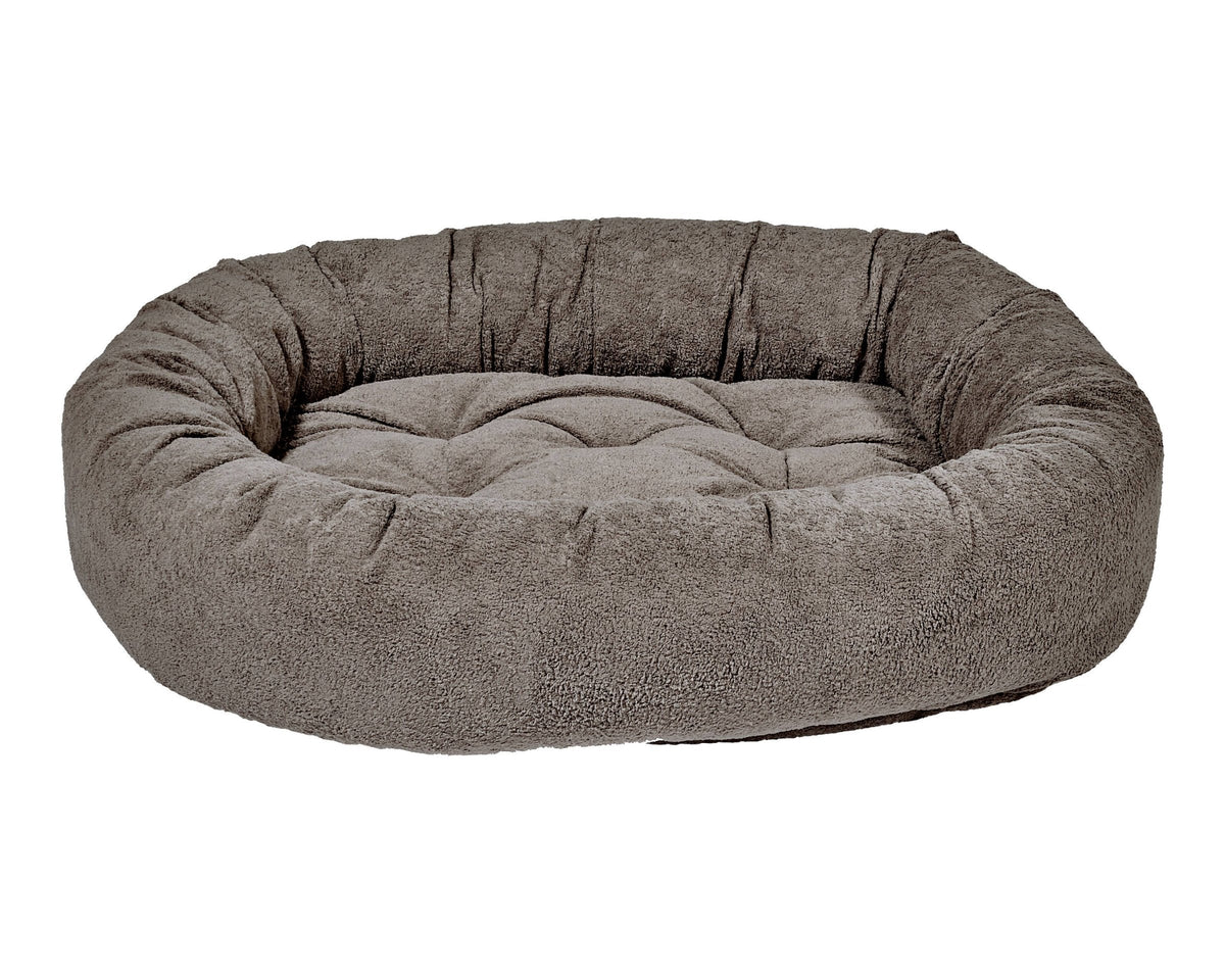 Bowsers Soft Textures Calming Donut Dog Bed - Premium Plush Round Bed