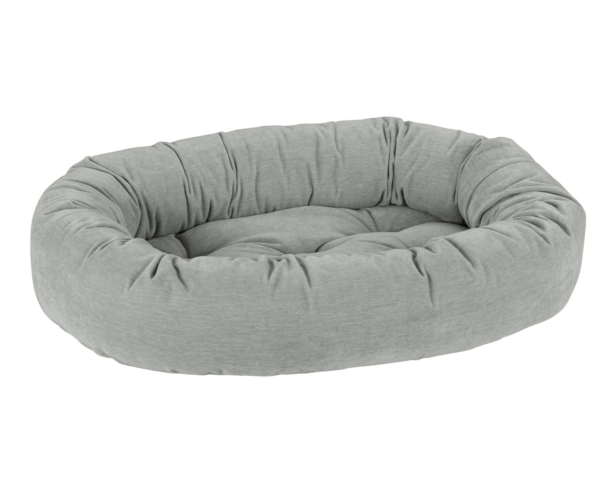 Bowsers Vintage Washed Calming Dog Bed Calming Donut Dog Bed - Plush Nesting Comfort for Secure Sleep