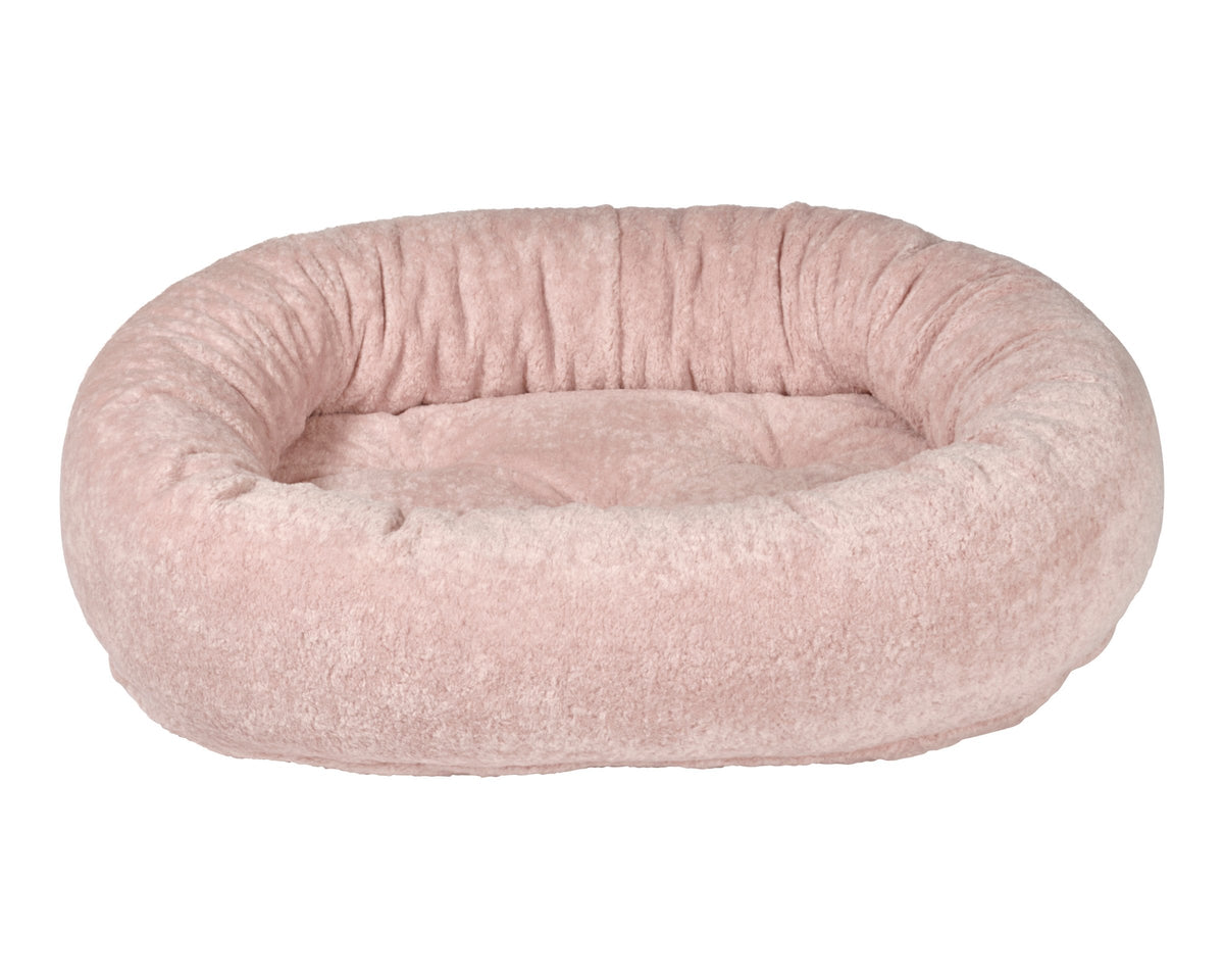 Bowsers Soft Textures Calming Donut Dog Bed - Premium Plush Round Bed