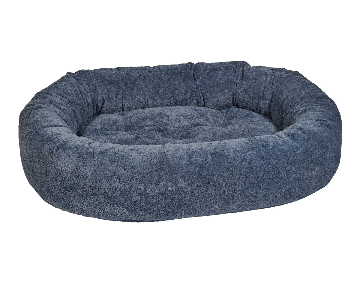 Bowsers Soft Textures Calming Donut Dog Bed - Premium Plush Round Bed