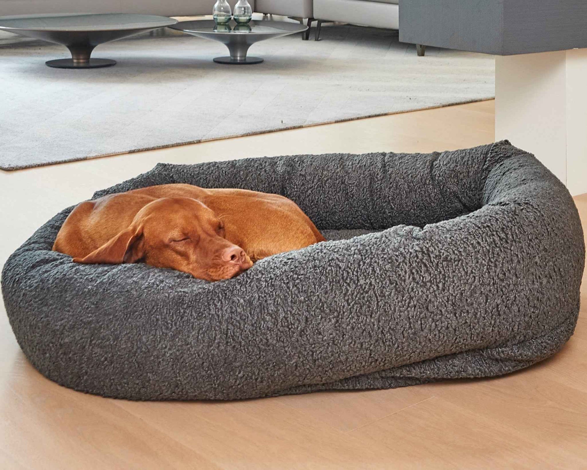 SALE: Bowsers Luxury Calming Donut Dog Bed - Premium Plush Round Bed