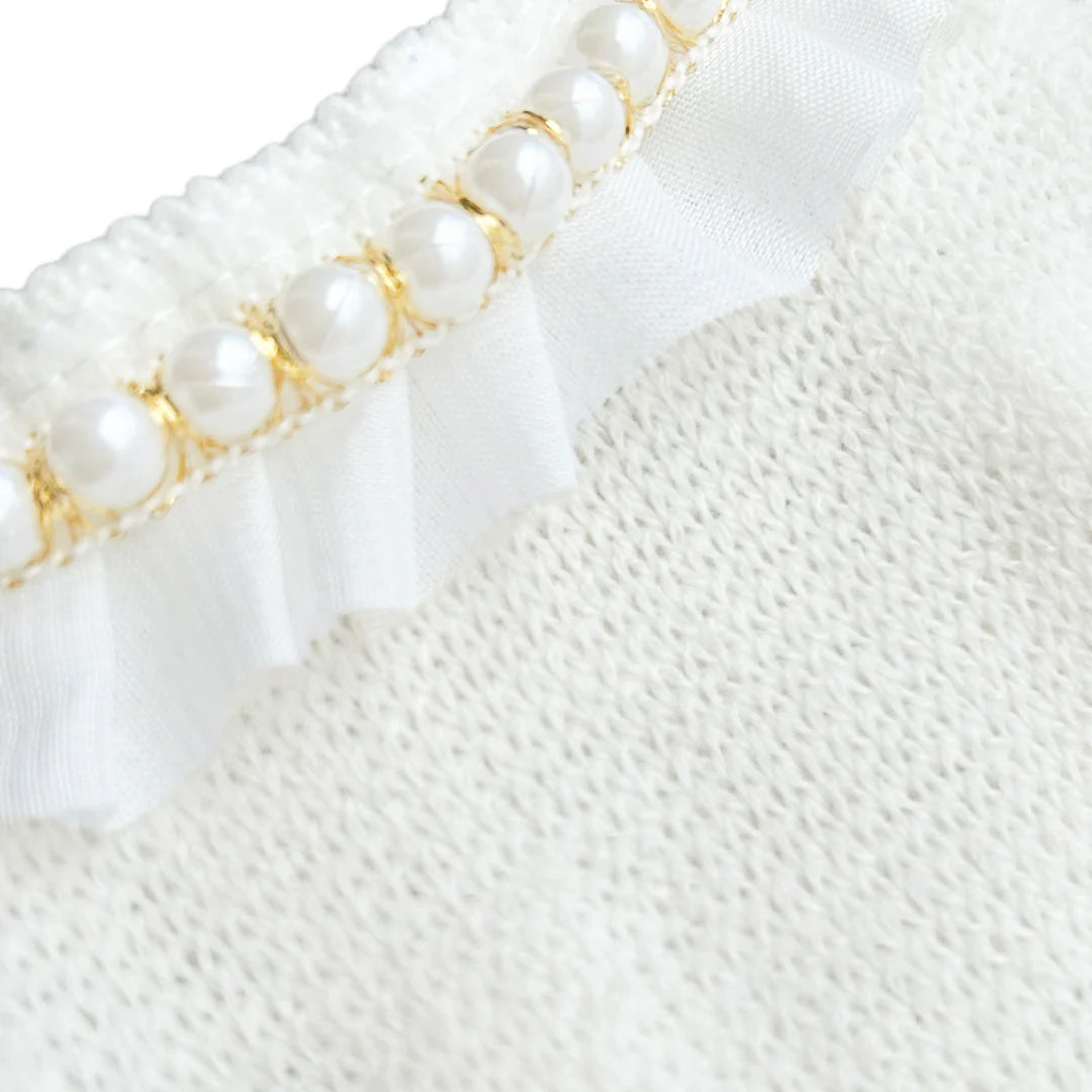 Dream Pearls Dog Sweater Pink