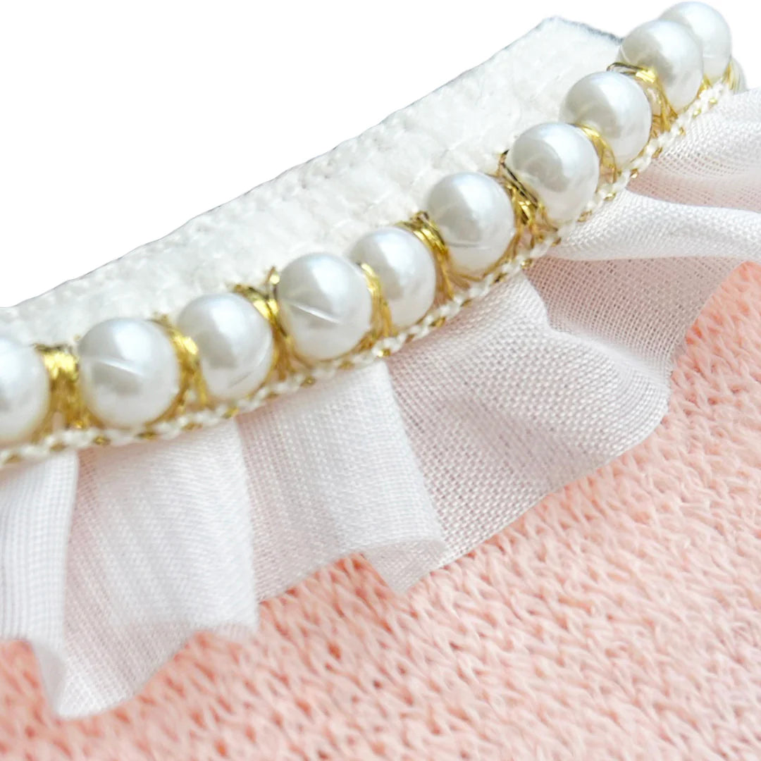 Dream Pearls Dog Sweater Pink