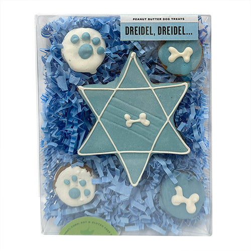 Bubba Rose Dreidel Dog Treat Box