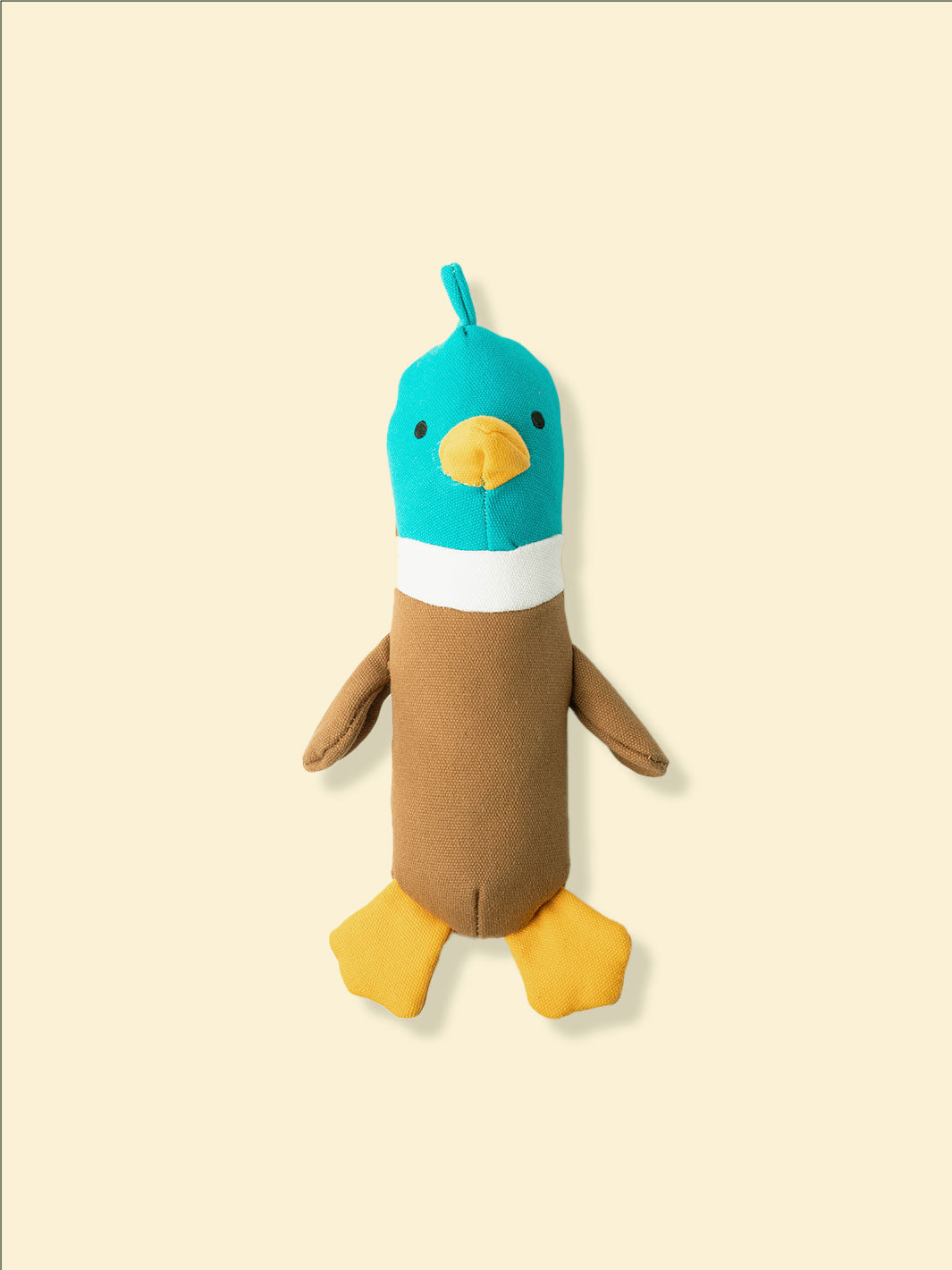 Quackers Plush Canvas Crinkle Dog Toy