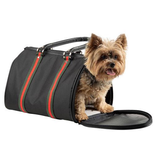 Duffel - Black with Stripe by Petote