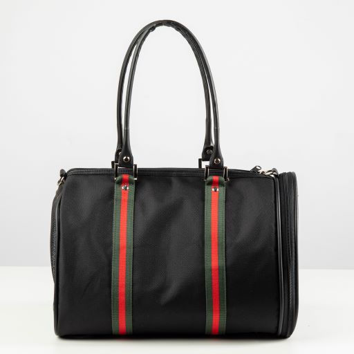 Duffel - Black with Stripe by Petote