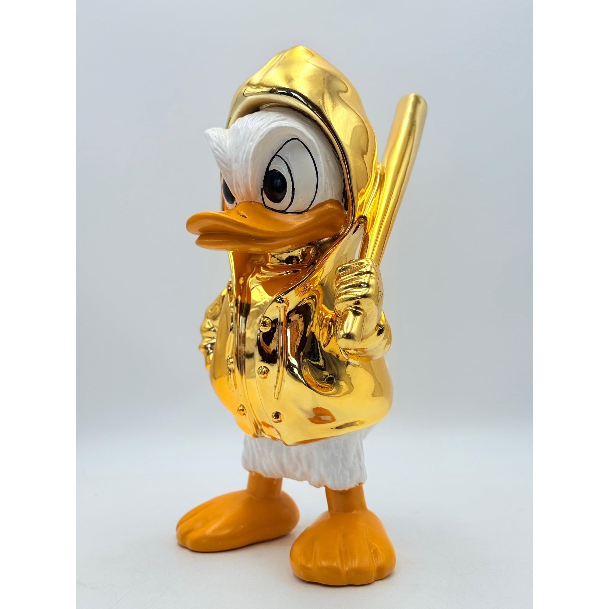 And Iconic Duxx Gold Chrome Duck Sculpture