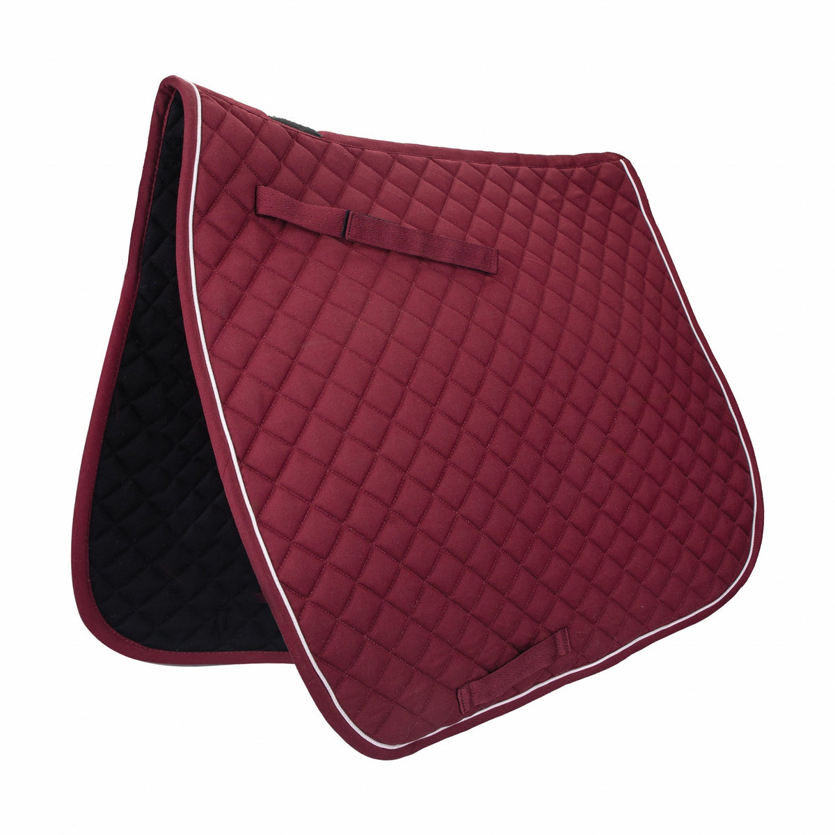 Gatsby Deluxe Dressage Saddle Pad with CoolMax - Burgundy