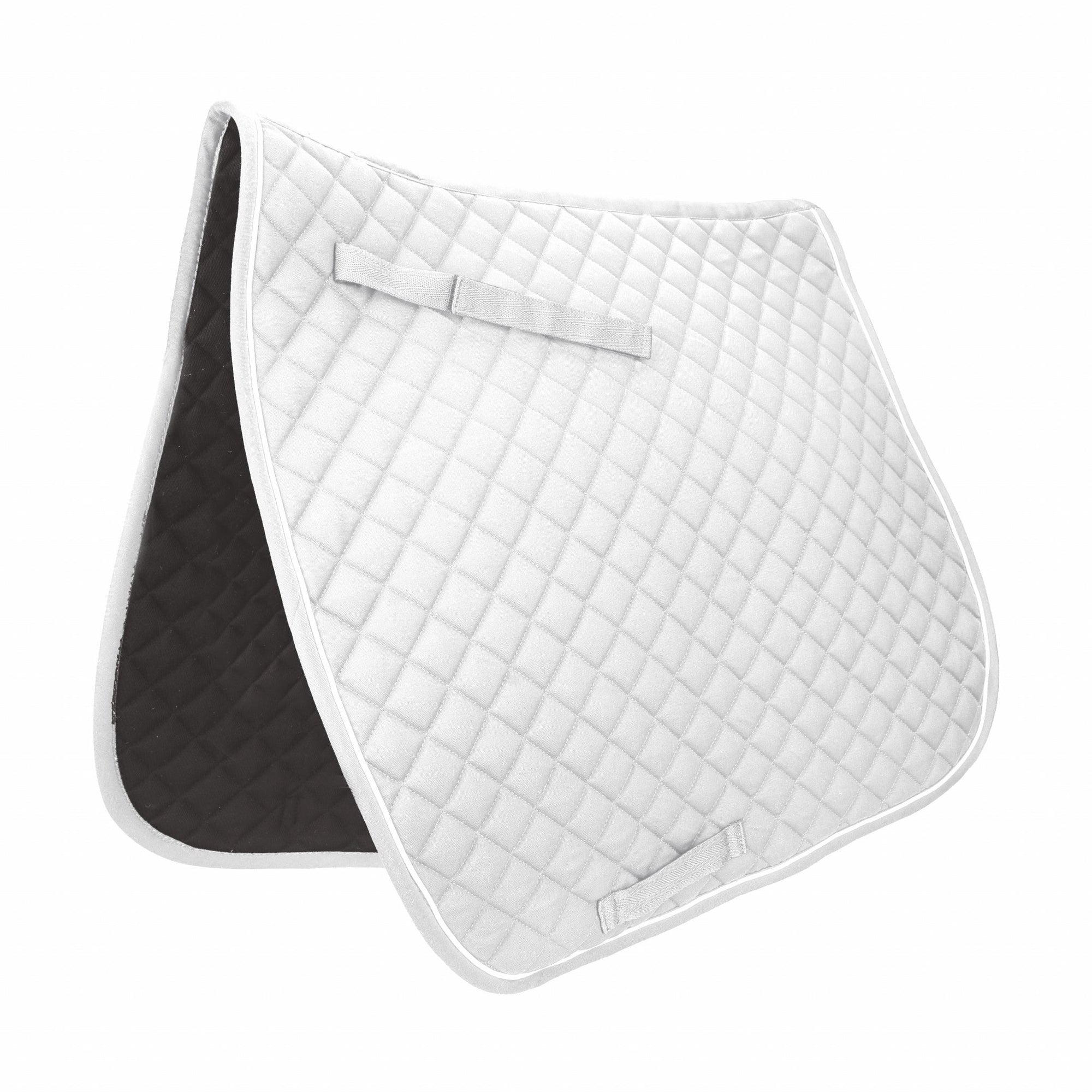 Gatsby Deluxe Dressage Saddle Pad with CoolMax - White