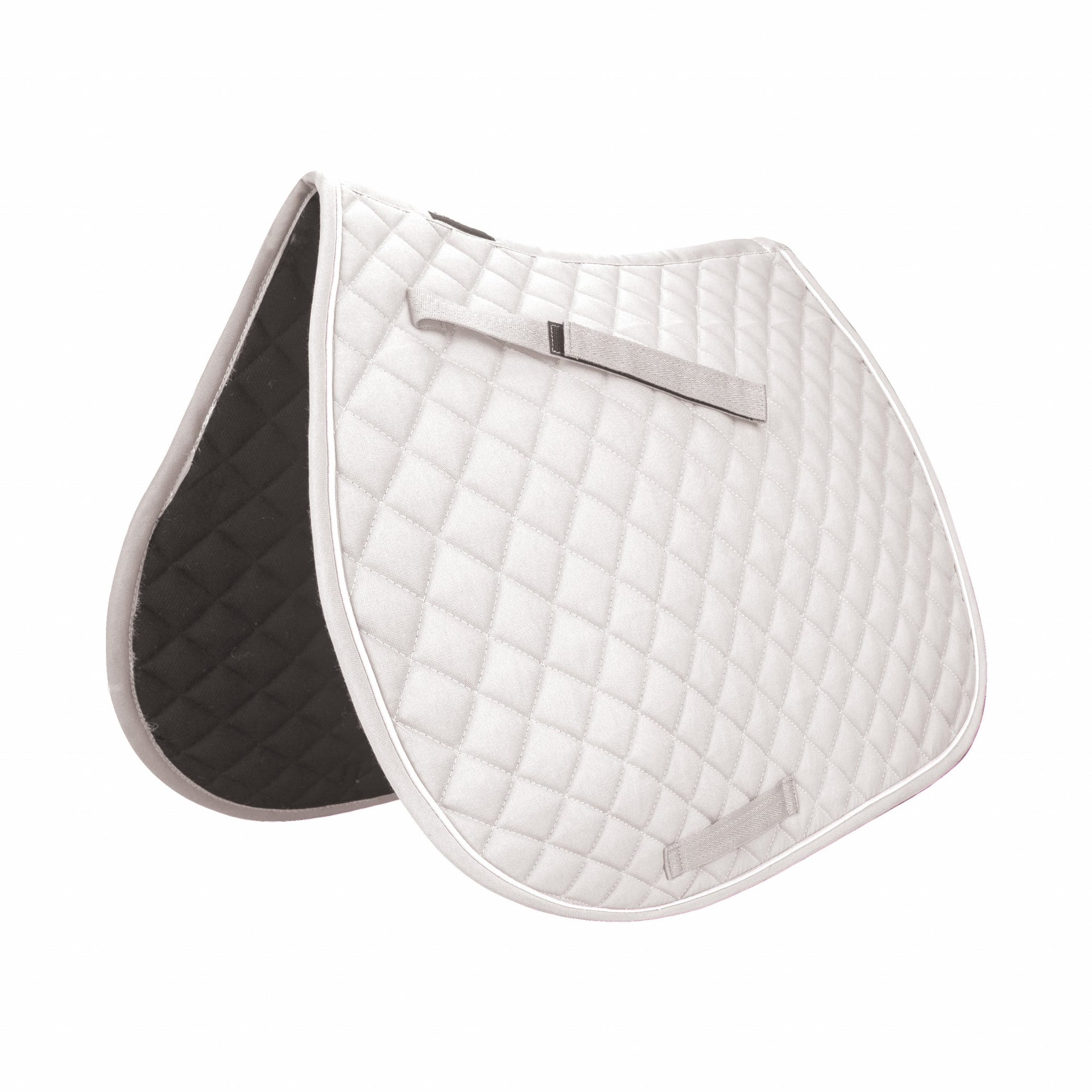 Gatsby Deluxe Pony Saddle Pad with CoolMax - White