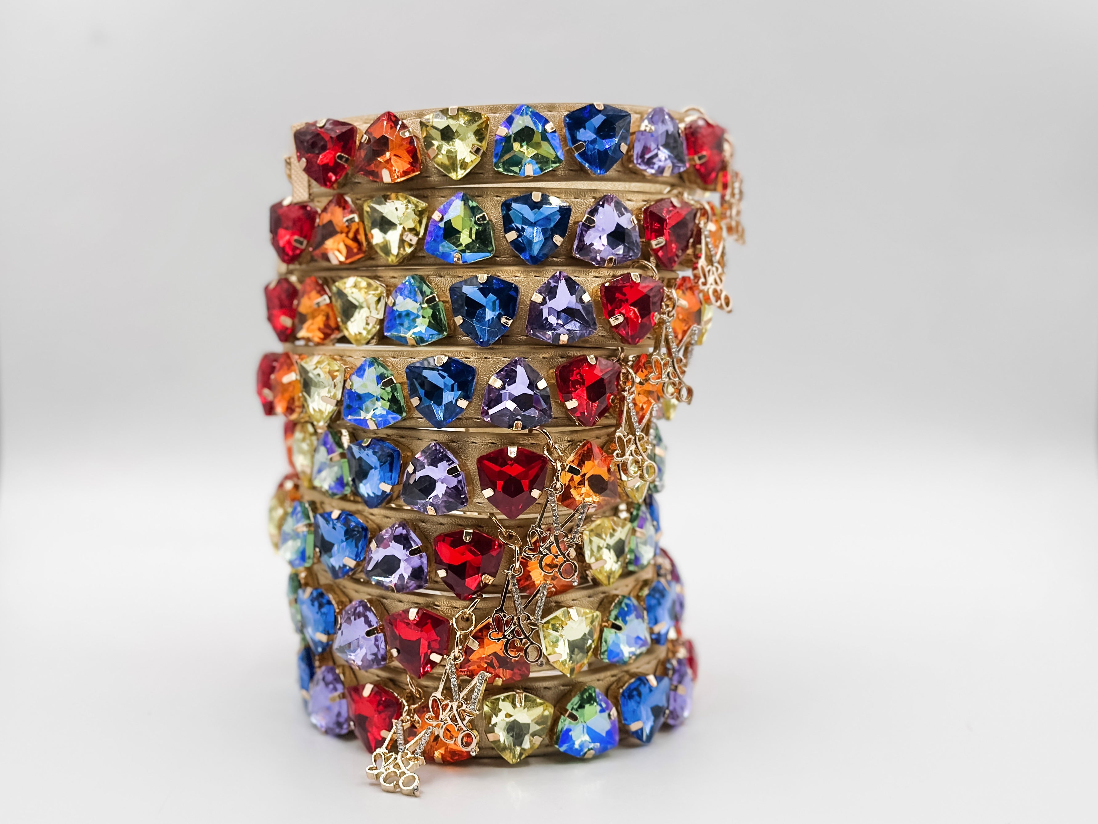 Trillion Gem Necklace: Pride