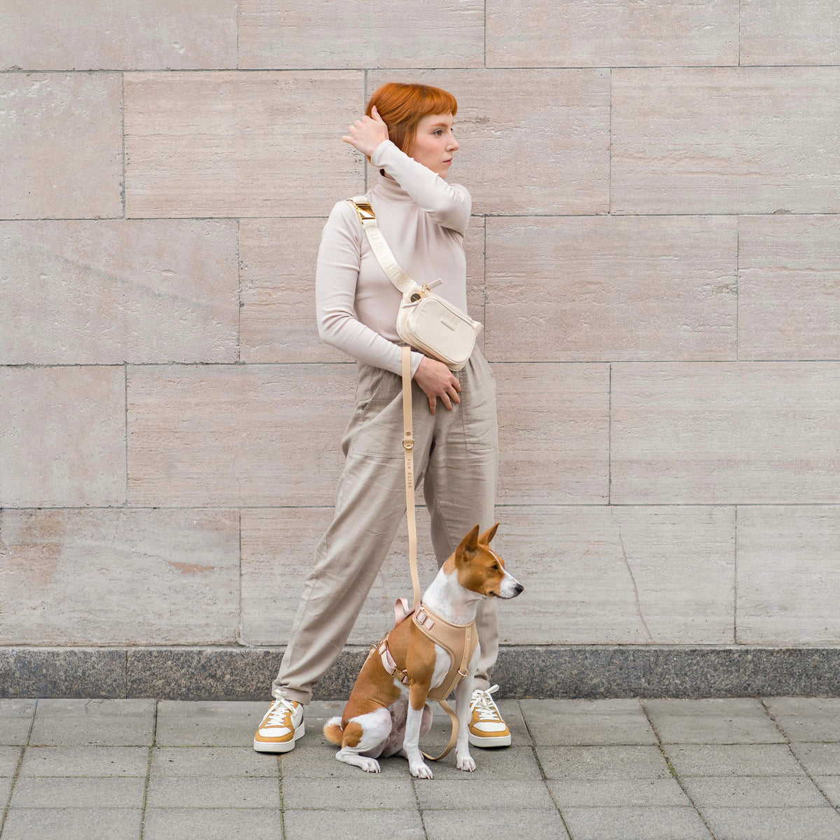 Elise Harness & Leash Set - Sand