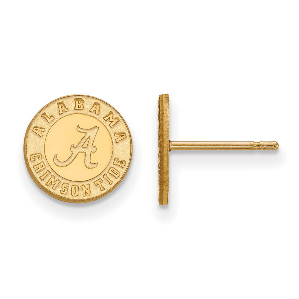 14k Gold Plated Silver Univ. of Alabama XS Post Earrings