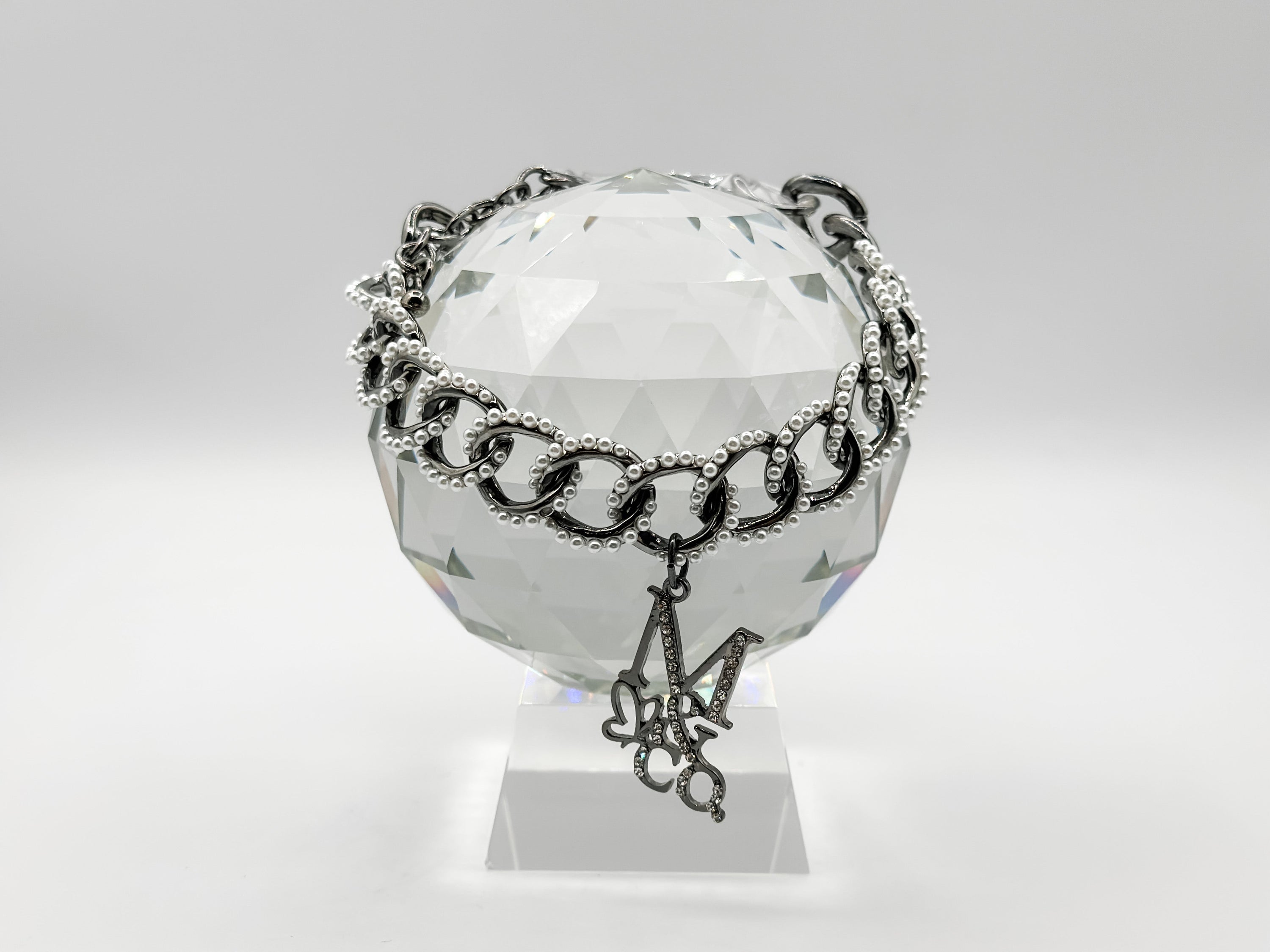 Runway Necklace: Seraphina (Gun Metal Finish)