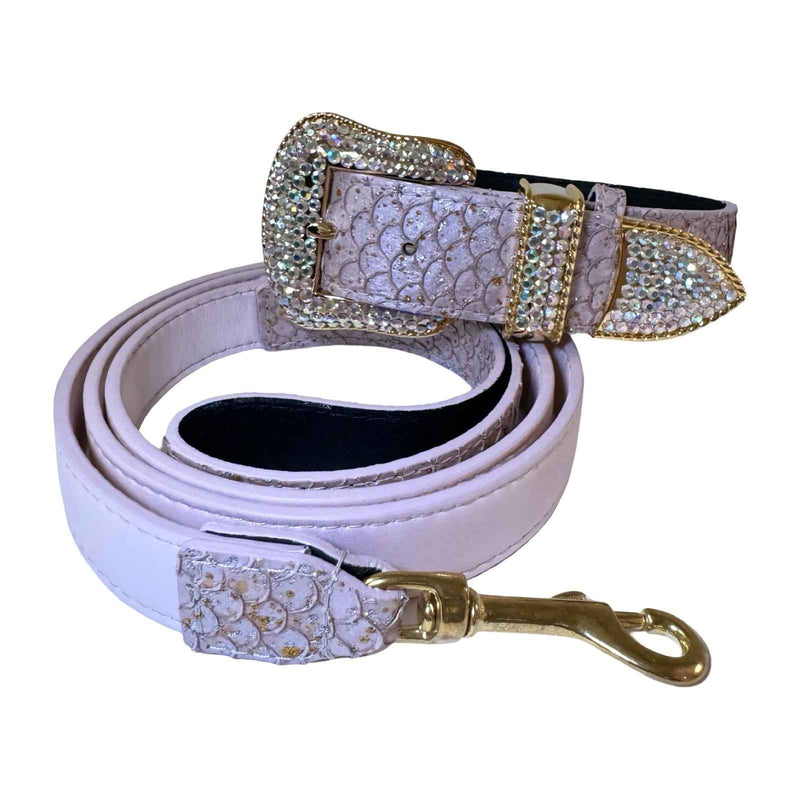 Allysa Payne Hollywood Glam In Pearl Pink Dog Collar