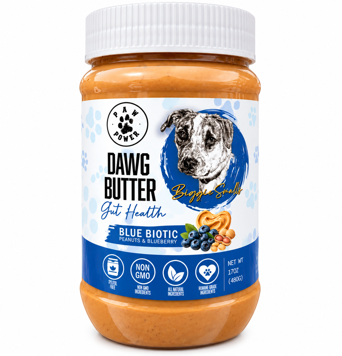 Dawg Butter Blue Biotic Dog Peanut Butter
