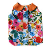 Heads or Tails Pup Floral Burst Marigold Orange Dog Harness