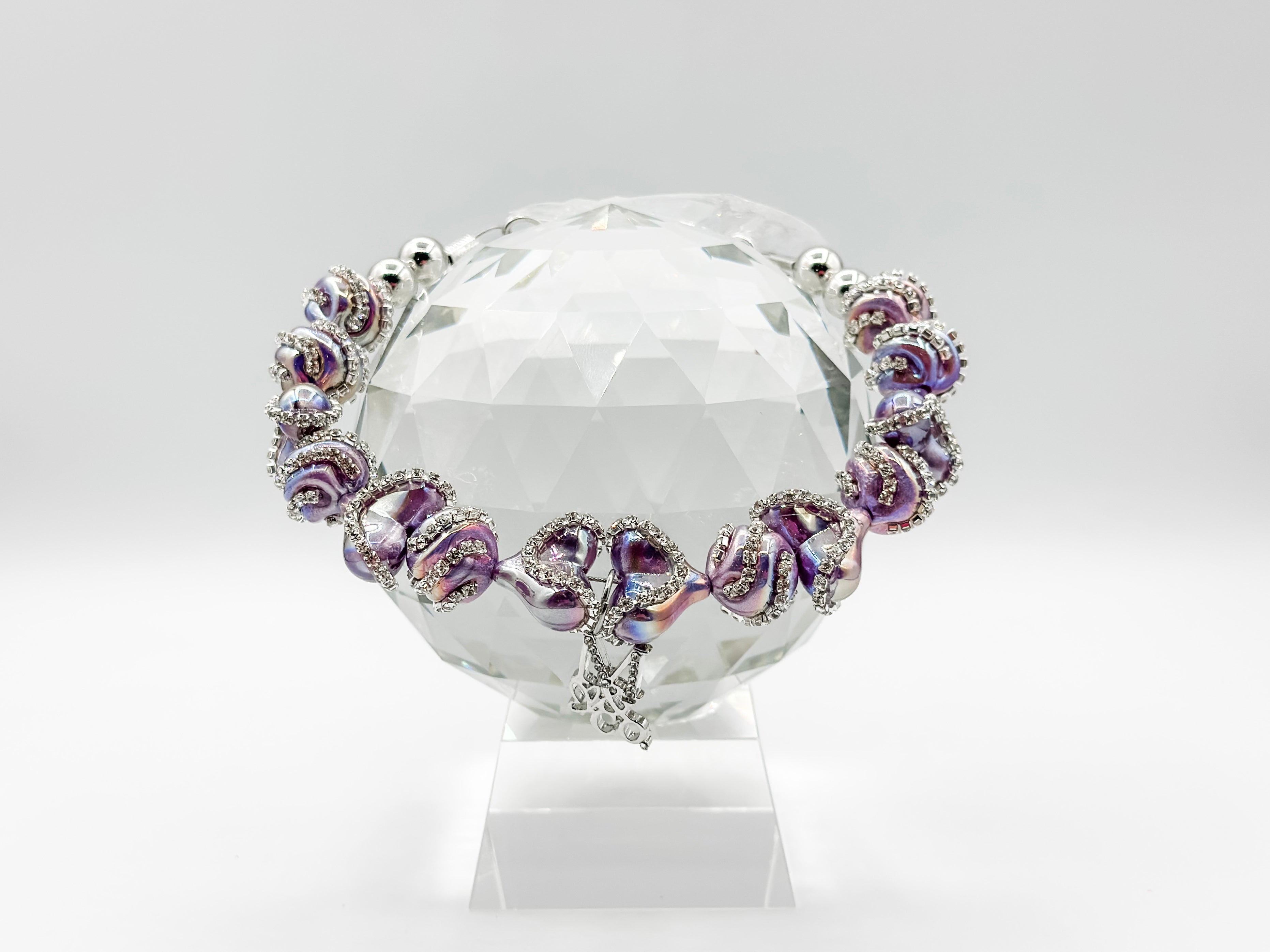 Formal Affair Necklace: Dark Lavender