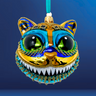 Egyptian Cheshire Cat Glass Ornament