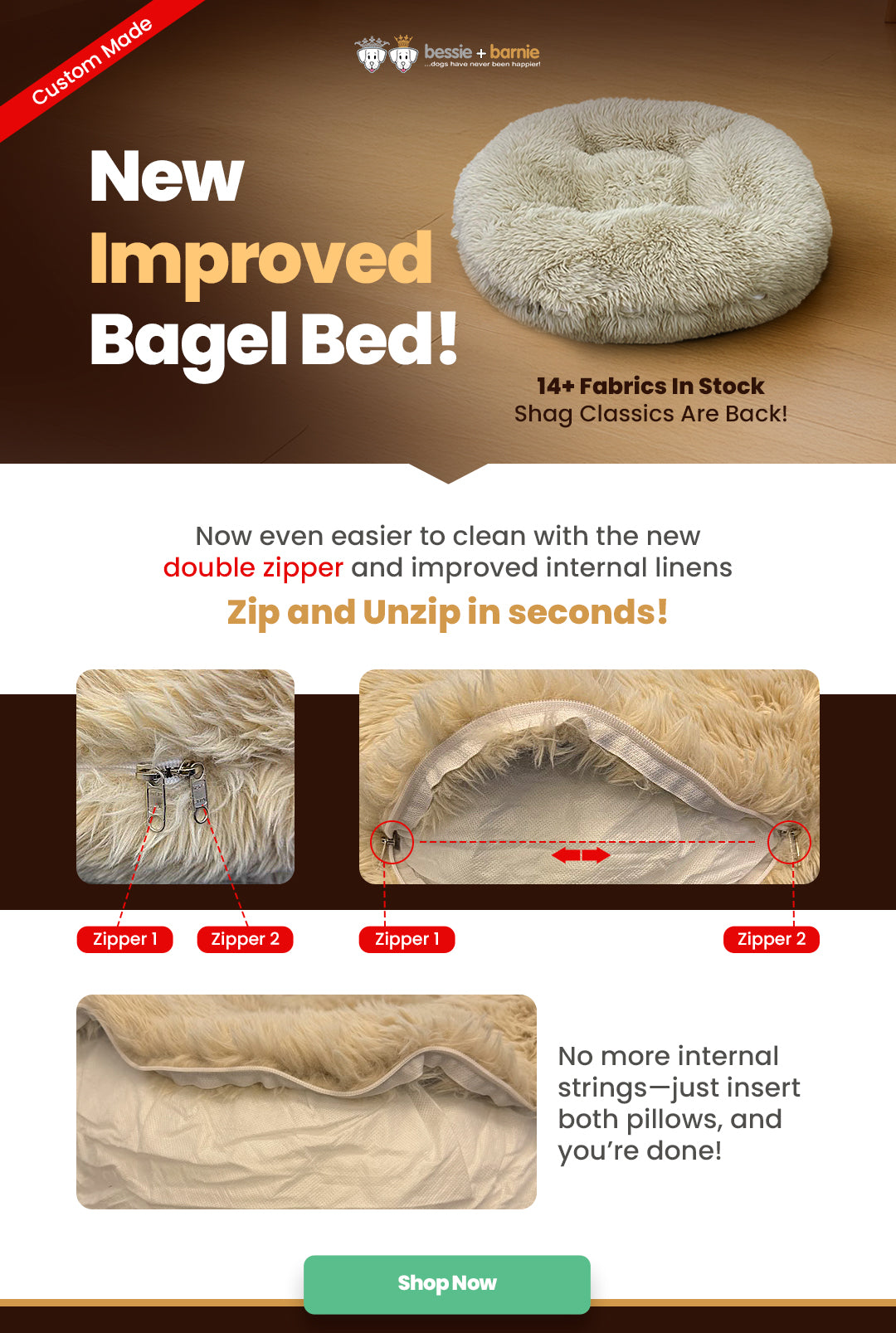 Bessie and Barnie other Dog Bed - multicolor-3 - HT Animal Supply