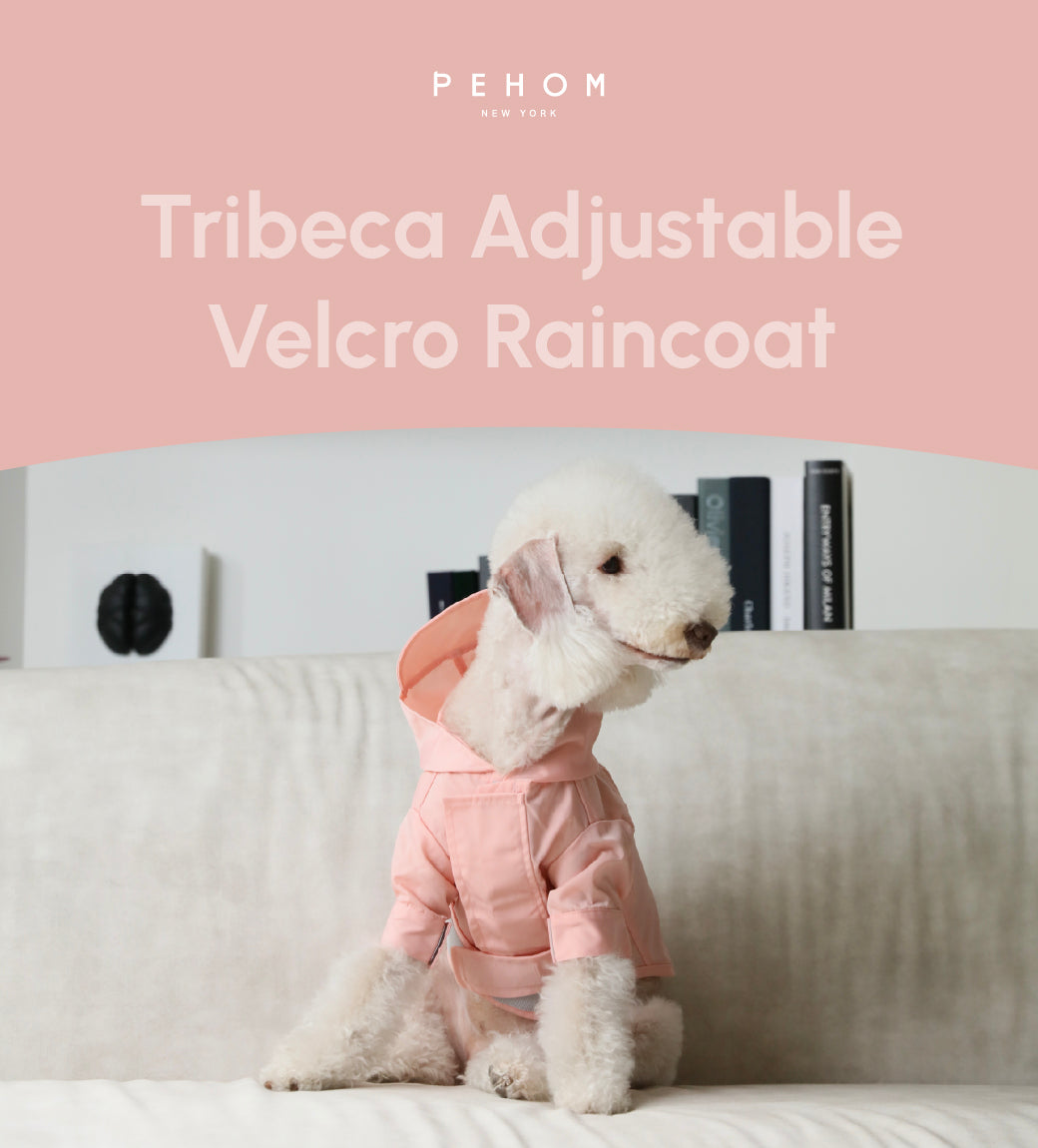 Tribeca Adjustable Velcro Raincoat-Light Pink