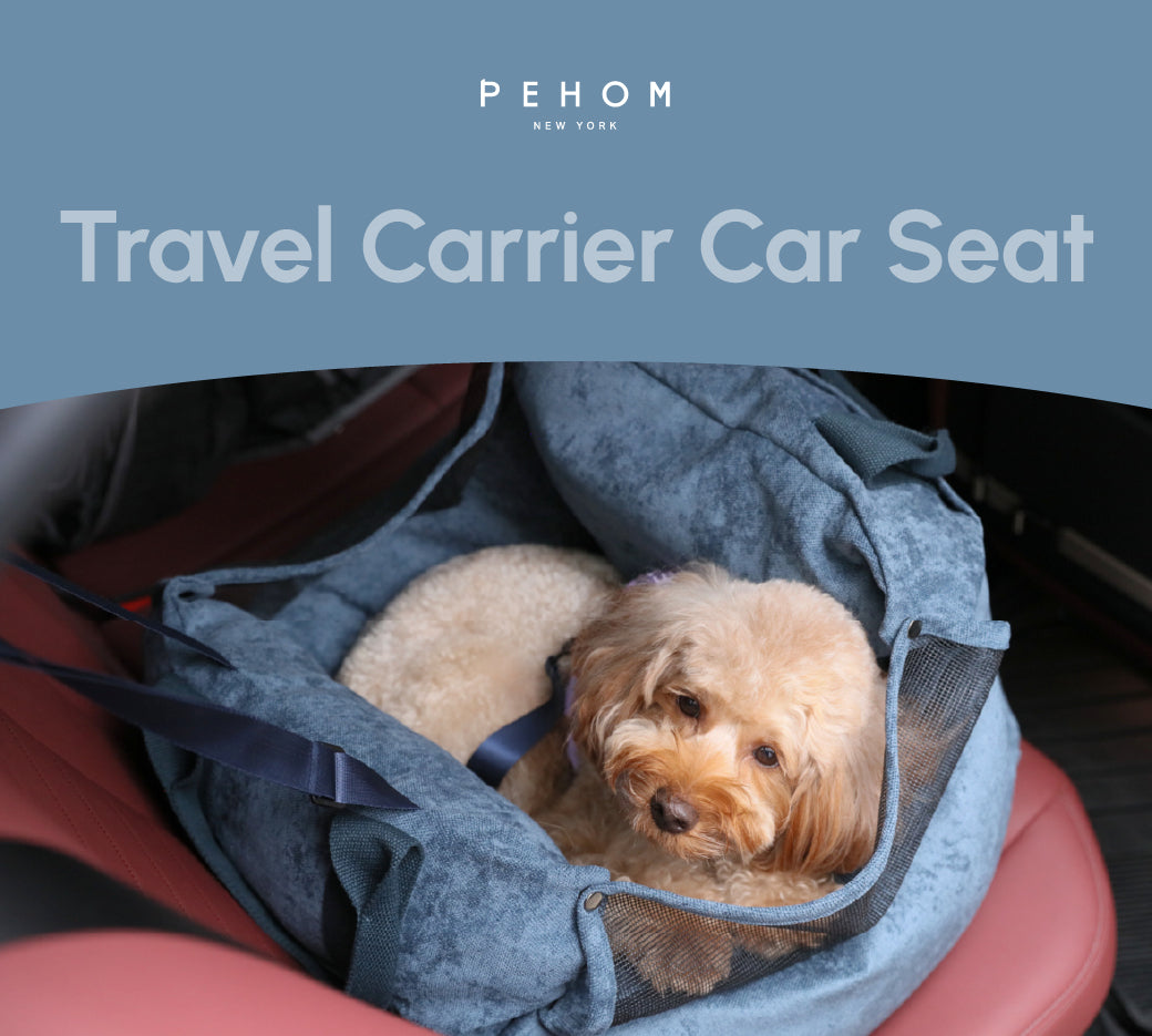 Puff Guard Dog Car Seat-Blue